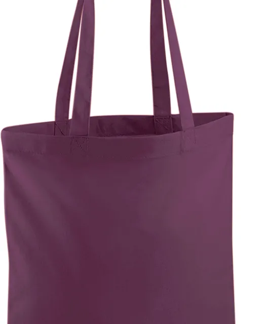W101 - Shopper met lange hengsels Plum