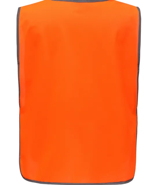 YHVJ259 - Personalisatie veiligheidshesje met reflecterende rand Orange