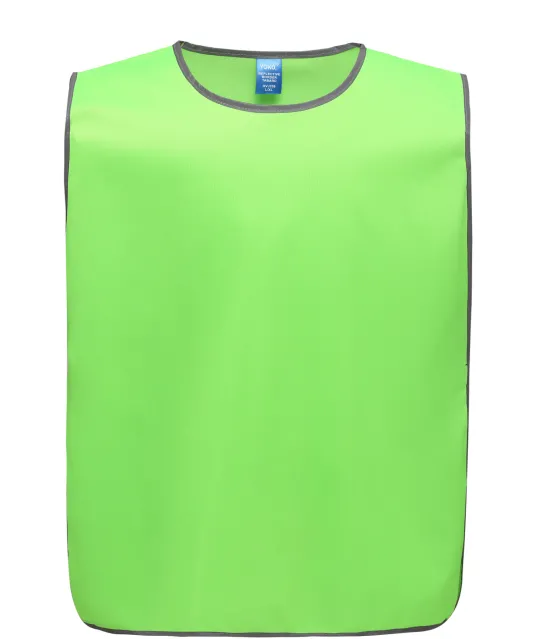 YHVJ259 - Personalisatie veiligheidshesje met reflecterende rand Lime
