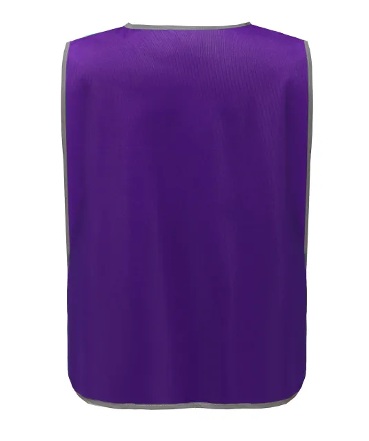 YHVJ259 - Personalisatie veiligheidshesje met reflecterende rand Purple