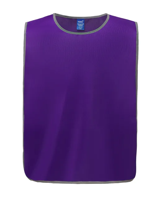 YHVJ259 - Personalisatie veiligheidshesje met reflecterende rand Purple