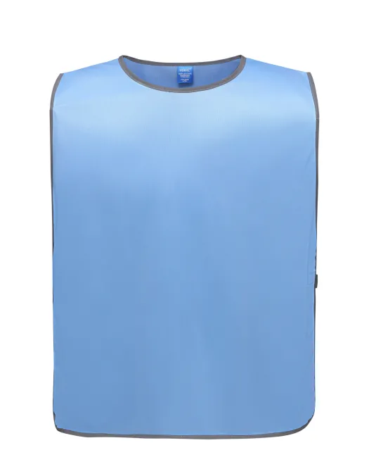 YHVJ259 - Personalisatie veiligheidshesje met reflecterende rand Sky Blue