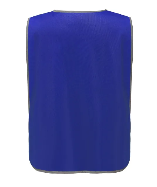 YHVJ259 - Personalisatie veiligheidshesje met reflecterende rand Royal Blue