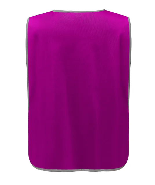 YHVJ259 - Personalisatie veiligheidshesje met reflecterende rand Raspberry