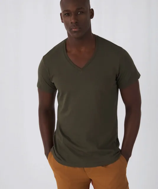 CGTM044 - Organic Cotton Inspire V-neck T-shirt White