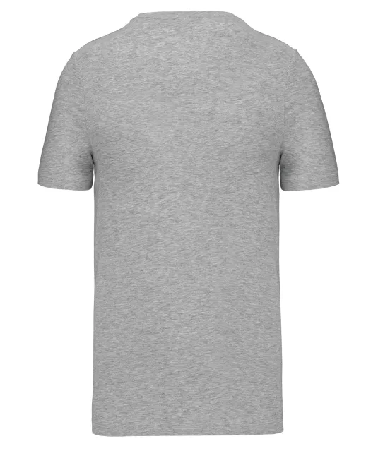 K3014 - T-shirt korte mouwen V-hals Light grey heather