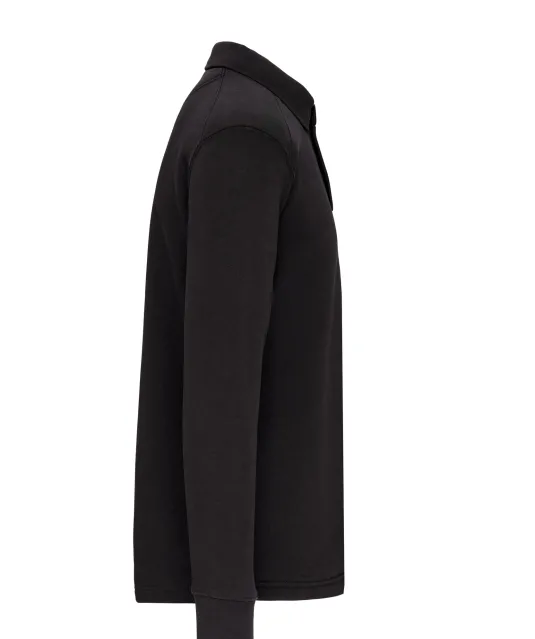 WK4000 - Sweater met polokraag Dark Grey