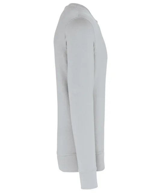 K4025 - Ecologische sweater met ronde hals Snow Grey