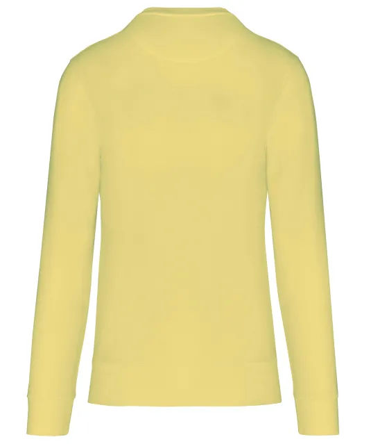 K4025 - Ecologische sweater met ronde hals Lemon Yellow