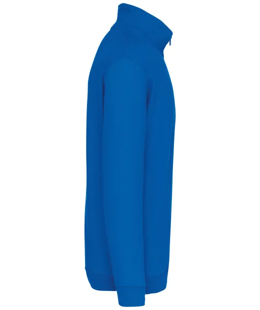 K478 - Sweater met ritskraag Light Royal Blue