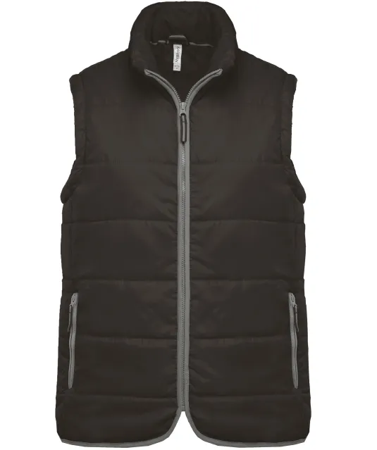 K6116 - Gewatteerde bodywarmer Dark Grey