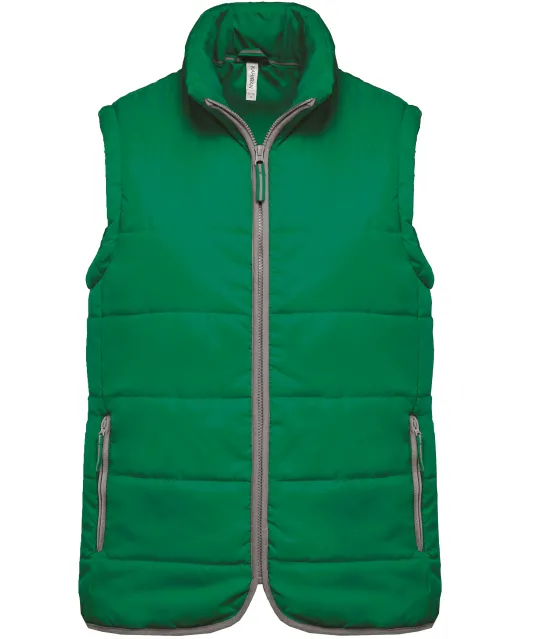 K6116 - Gewatteerde bodywarmer Kelly Green