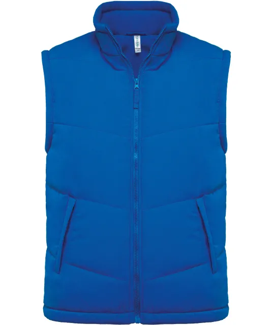 K6118 - Met fleece gevoerde bodywarmer Light Royal Blue
