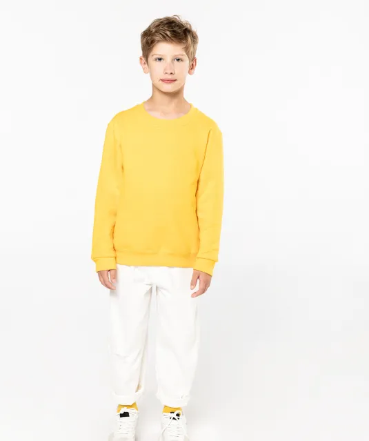 K475 - Kindersweater ronde hals White