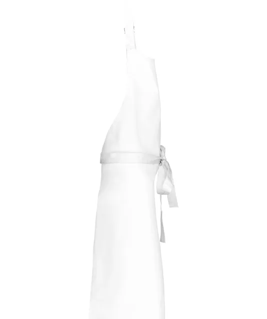 K8000 - Schort van polykatoen zonder zak White