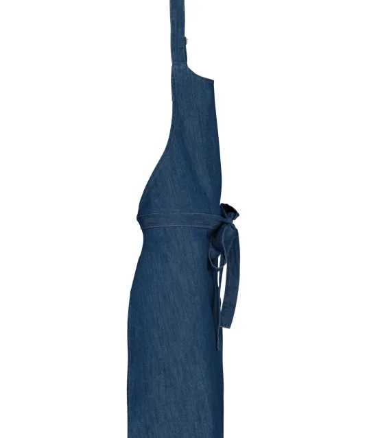 K8000 - Schort van polykatoen zonder zak Denim
