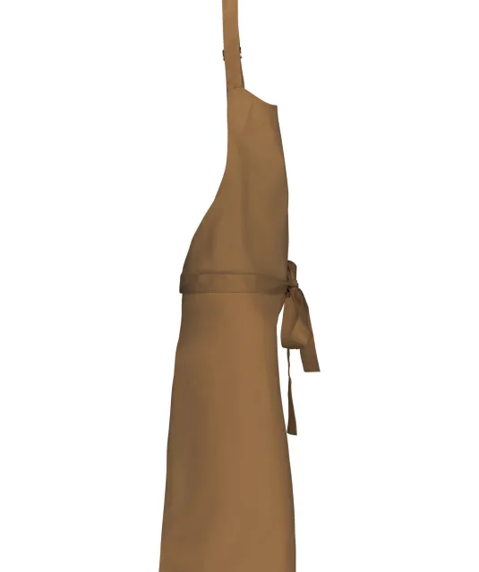 K8000 - Schort van polykatoen zonder zak Camel