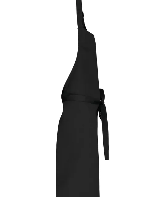 K8000 - Schort van polykatoen zonder zak Black