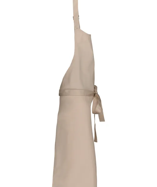 K8000 - Schort van polykatoen zonder zak Beige