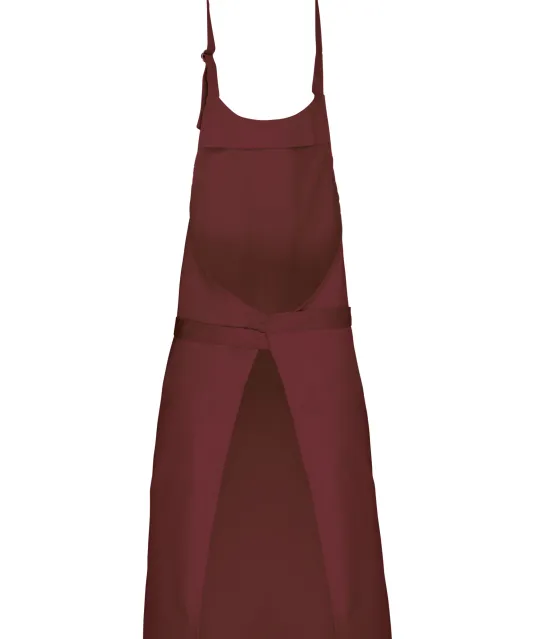 K8000 - Schort van polykatoen zonder zak Wine