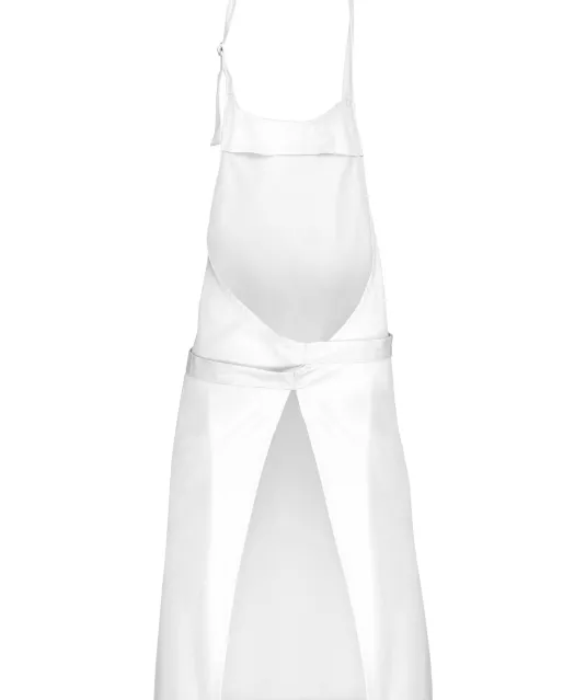 K8000 - Schort van polykatoen zonder zak White