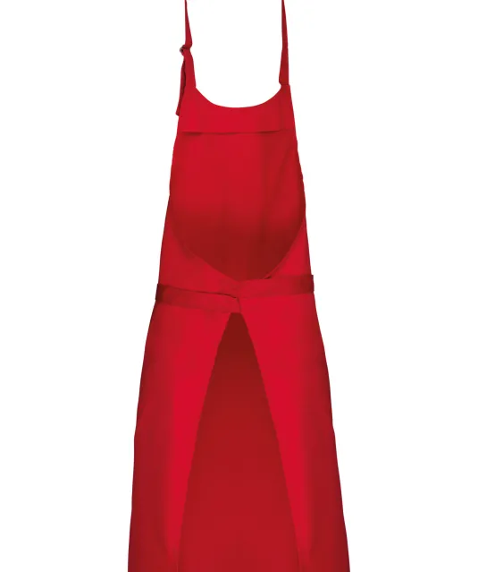 K8000 - Schort van polykatoen zonder zak Red