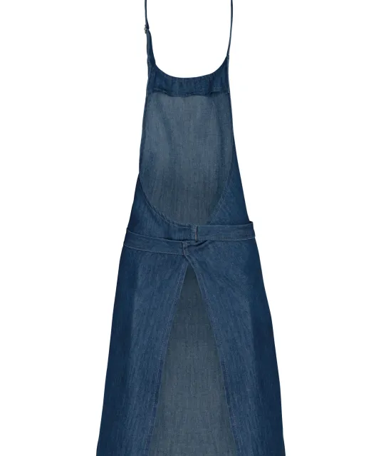 K8000 - Schort van polykatoen zonder zak Denim