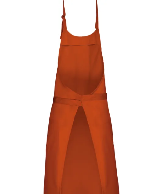K8000 - Schort van polykatoen zonder zak Burnt Orange