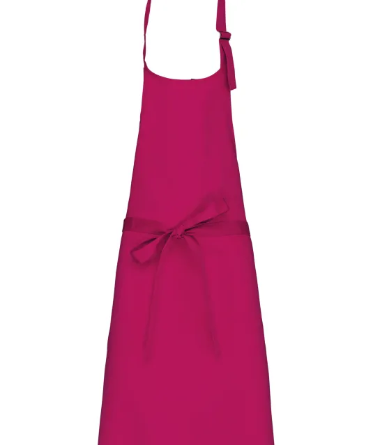 K8000 - Schort van polykatoen zonder zak Fuchsia