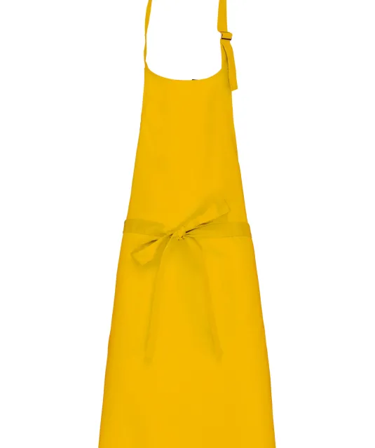 K8000 - Schort van polykatoen zonder zak Yellow