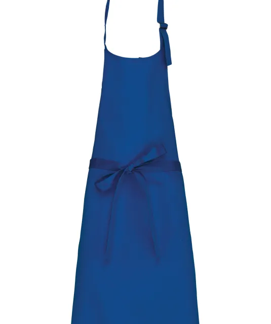 K8000 - Schort van polykatoen zonder zak Royal Blue