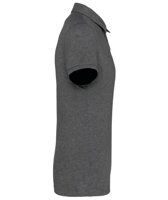K262 - Herenpolo korte mouwen van jersey Grey Heather