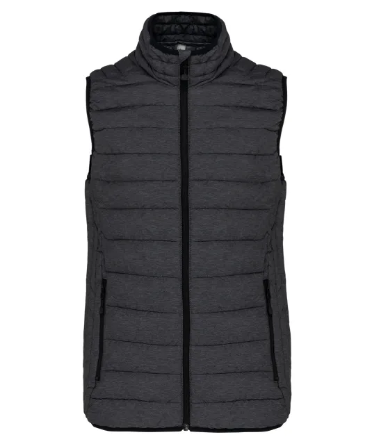 K6114 - Ladies' lightweight sleeveless down jacket Marl Dark Grey