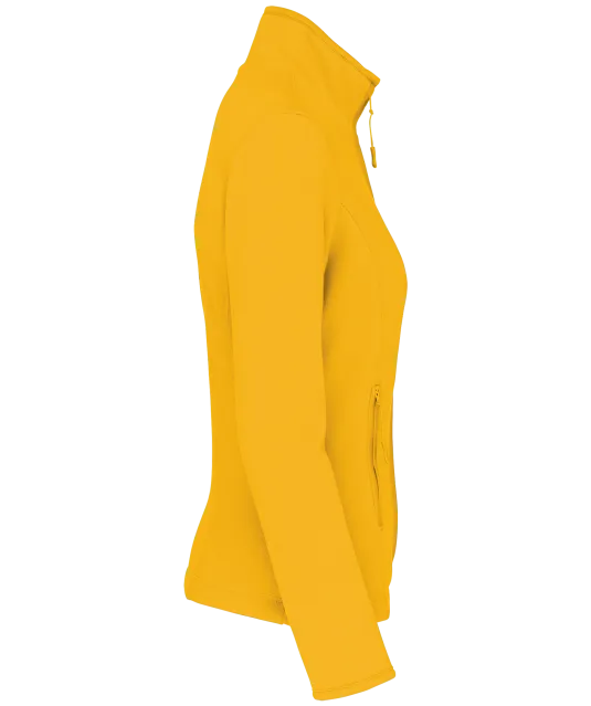 K907 - Microfleece met rits dames Yellow
