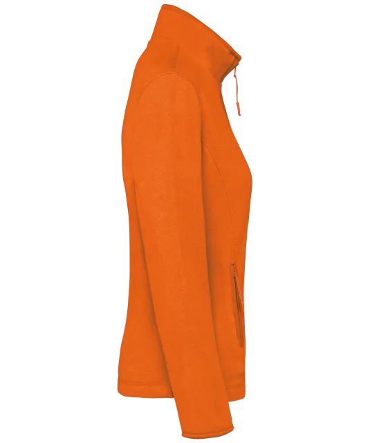 K907 - Microfleece met rits dames Orange