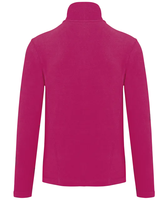 K907 - Microfleece met rits dames Fuchsia
