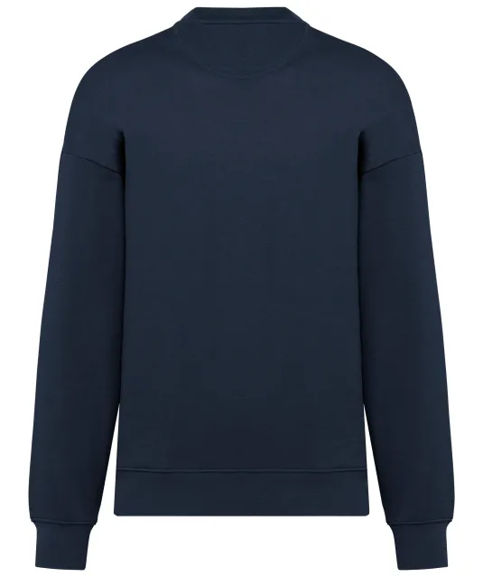 K4032 - Ecologische oversized uniseks sweater met ronde hals Navy