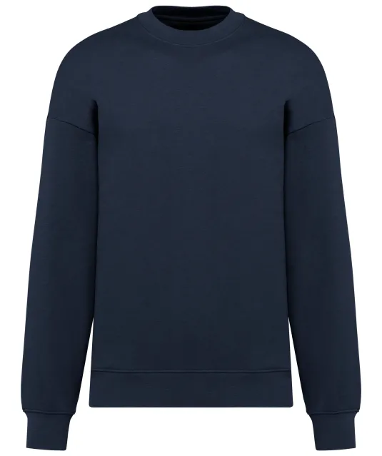 K4032 - Ecologische oversized uniseks sweater met ronde hals Navy