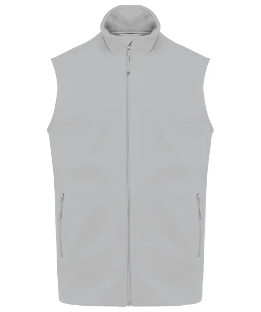 K9120 - Ecologische uniseks bodywarmer van microfleece Snow Grey