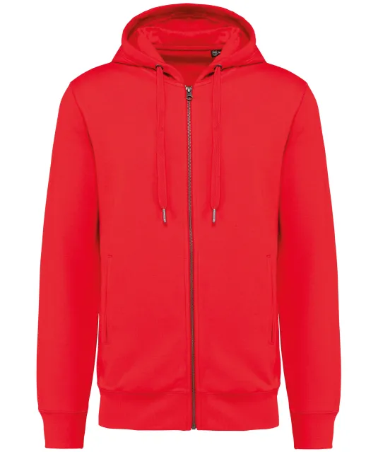 K4008 - Ecologische uniseks sweatvest met capuchon Red