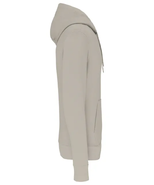 K4027 - Ecologische herensweater met capuchon Clay