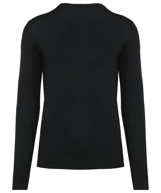 K980 - Ecologische herentrui met V-hals Black