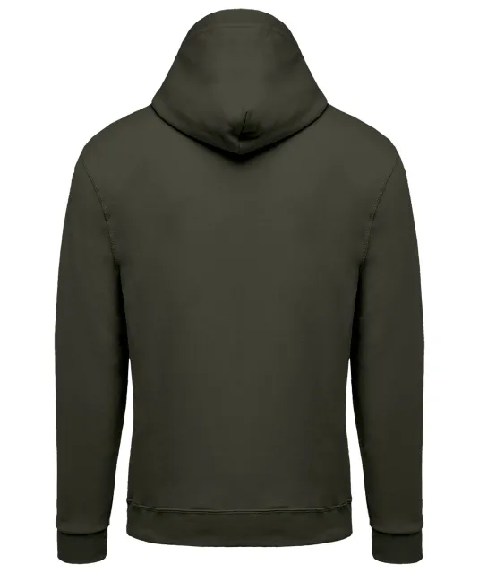 K479 - Sweatvest met capuchon Dark Khaki