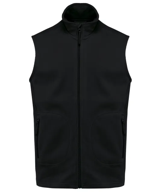 K9120 - Ecologische uniseks bodywarmer van microfleece Black