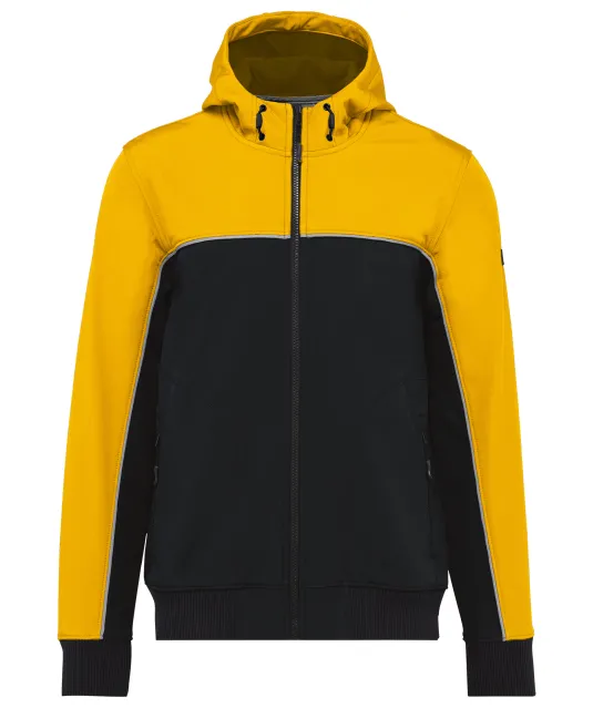 WK450 - 3-laags unisex softshelljas Black / Yellow