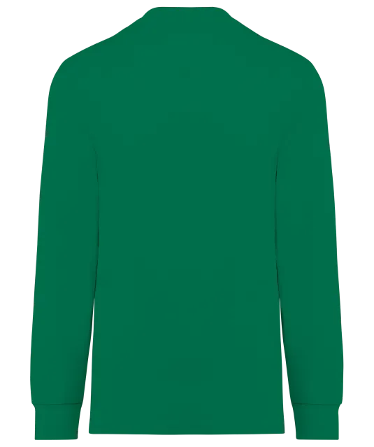 WK303 - Ecologisch uniseks T-shirt met lange mouwen Kelly Green