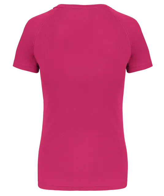 PA439 - Functioneel damessportshirt Fuchsia