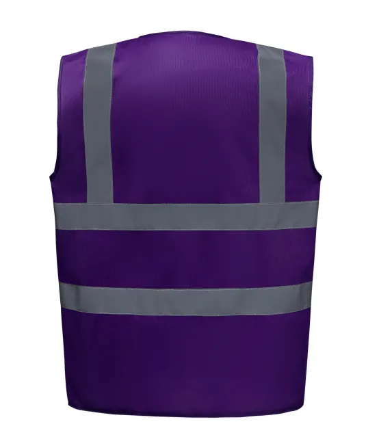 YHVW100 - Veiligheidshesje met 2 Banden & Bretels Purple
