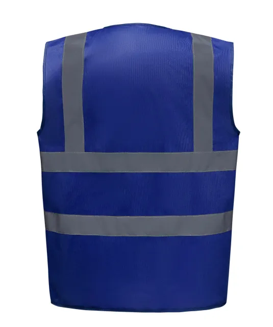 YHVW100 - Veiligheidshesje met 2 Banden & Bretels Royal Blue