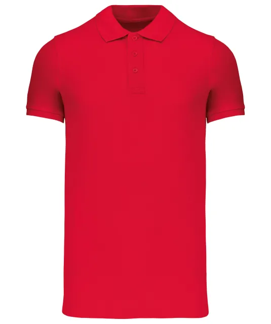 K209 - BIO piqué herenpolo korte mouwen Red